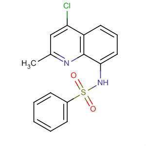 Benzenesulfonamide, N-(4-chloro-2-methyl-8-quinolinyl)-