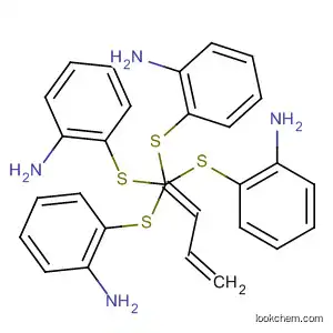 Molecular Structure of 143467-90-7 (Benzenamine,
2,2',2'',2'''-[1,3-butadiene-1,4-diylidenetetrakis(thio)]tetrakis-)