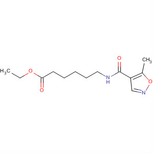 Hexanoic acid, 6-[[(5-methyl-4-isoxazolyl)carbonyl]amino]-, ethyl ester