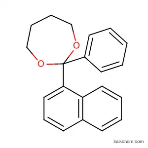 Molecular Structure of 143478-56-2 (1,3-Dioxepane, 2-(naphthalenyl)-2-phenyl-)