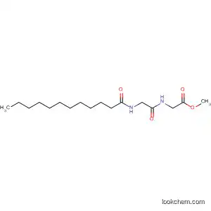 Molecular Structure of 143486-83-3 (Glycine, N-[N-(1-oxododecyl)glycyl]-, methyl ester)