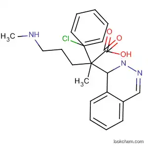 Molecular Structure of 143504-68-1 (2(1H)-Phthalazinepropanoic acid,
4-(4-chlorophenyl)-b-[3-(methylamino)propyl]-1-oxo-)