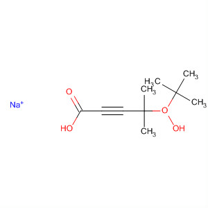 2-Pentynoic acid, 4-[(1,1-dimethylethyl)dioxy]-4-methyl-, sodium salt