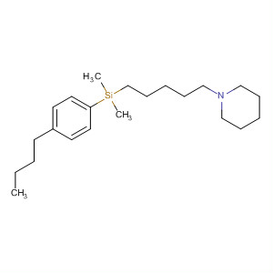Piperidine, 1-[5-[(4-butylphenyl)dimethylsilyl]pentyl]-