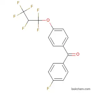 Molecular Structure of 143526-19-6 (Methanone, (4-fluorophenyl)[4-(1,1,2,3,3,3-hexafluoropropoxy)phenyl]-)