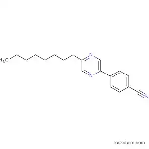 Molecular Structure of 143526-52-7 (Benzonitrile, 4-(5-octylpyrazinyl)-)