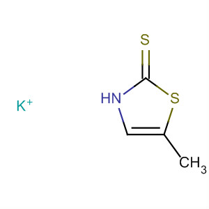 Molecular Structure of 143557-96-4 (2(3H)-Thiazolethione, 5-methyl-, potassium salt)