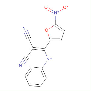 Molecular Structure of 143560-36-5 (Propanedinitrile, [(5-nitro-2-furanyl)(phenylamino)methylene]-)