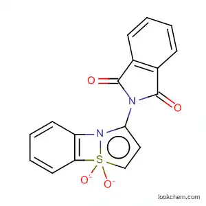 Molecular Structure of 143582-04-1 (1H-Isoindole-1,3(2H)-dione, 2-(1,1-dioxido-1,2-benzisothiazol-3-yl)-)