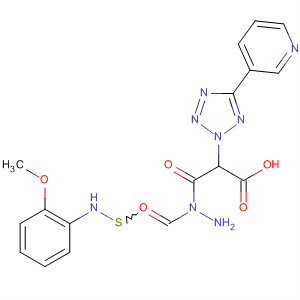 2H-Tetrazole-2-acetic acid, 5-(3-pyridinyl)-, 2-[[(2-methoxyphenyl)amino]thioxomethyl]hydrazide