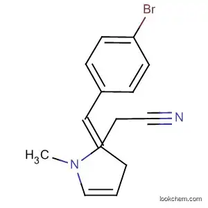 Molecular Structure of 143650-12-8 (1H-Pyrrole-2-acetonitrile, a-[(4-bromophenyl)methylene]-1-methyl-)