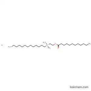 Molecular Structure of 143716-60-3 (1-Tridecanaminium, N,N-dimethyl-N-[2-[(1-oxododecyl)oxy]ethyl]-,
bromide)