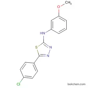 1,3,4-Thiadiazol-2-amine, 5-(4-chlorophenyl)-N-(3-methoxyphenyl)-