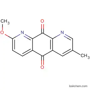Molecular Structure of 143726-26-5 (Pyrido[3,2-g]quinoline-5,10-dione, 2-methoxy-7-methyl-)