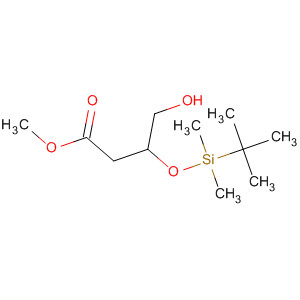 Butanoic acid, 3-[[(1,1-dimethylethyl)dimethylsilyl]oxy]-4-hydroxy-, methyl ester CAS No  143727-00-8