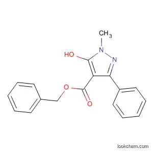 Molecular Structure of 143727-91-7 (1H-Pyrazole-4-carboxylic acid, 5-hydroxy-1-methyl-3-phenyl-,
phenylmethyl ester)