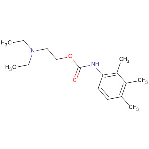 Molecular Structure of 143737-19-3 (Carbamic acid, (trimethylphenyl)-, 2-(diethylamino)ethyl ester)