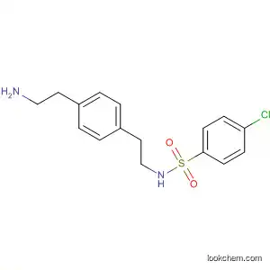 Molecular Structure of 143783-06-6 (Benzenesulfonamide, N-[2-[4-(2-aminoethyl)phenyl]ethyl]-4-chloro-)