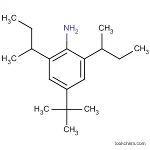 Molecular Structure of 143783-82-8 (Benzenamine, 4-(1,1-dimethylethyl)-2,6-bis(1-methylpropyl)-)