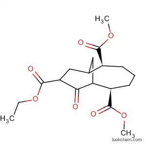 Molecular Structure of 143789-73-5 (Bicyclo[5.3.1]undecane-2,6,9-tricarboxylic acid, 8-oxo-, 9-ethyl
2,6-dimethyl ester, (2-exo,6-exo)-)