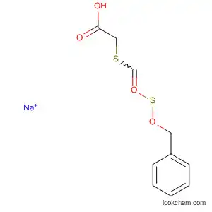 Molecular Structure of 143824-32-2 (Acetic acid, [[(phenylmethoxy)thioxomethyl]thio]-, sodium salt)