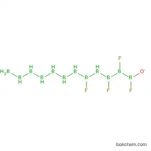 Molecular Structure of 143865-96-7 (Dodecaborate(2-), 1,2,3,5-tetrafluoro-4,6,7,8,9,10,11,12-octahydro-)