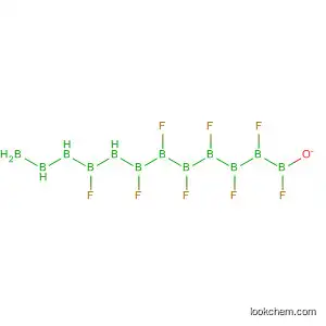 Molecular Structure of 143866-18-6 (Dodecaborate(2-), 1,2,3,4,5,6,7,9-octafluoro-8,10,11,12-tetrahydro-)