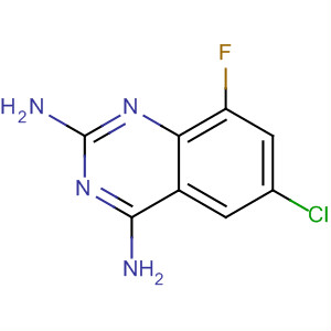 2,4-Quinazolinediamine, 6-chloro-8-fluoro- CAS No  143879-76-9