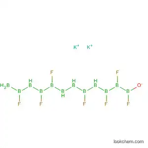 Molecular Structure of 143893-67-8 (Dodecaborate(2-), 1,2,3,5,8,9,11-heptafluoro-4,6,7,10,12-pentahydro-,
dipotassium)