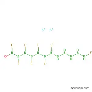 Molecular Structure of 143893-68-9 (Dodecaborate(2-), 1,2,3,4,5,6,7,12-octafluoro-8,9,10,11-tetrahydro-,
dipotassium)