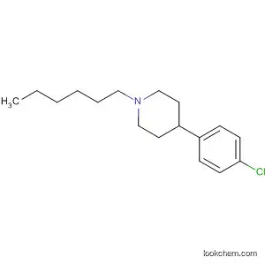 Molecular Structure of 143894-87-5 (Piperidine, 4-(4-chlorophenyl)-1-hexyl-)