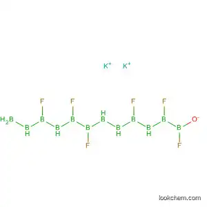Molecular Structure of 143906-53-0 (Dodecaborate(2-), 1,2,4,7,8,10-hexafluoro-3,5,6,9,11,12-hexahydro-,
dipotassium)