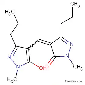 Molecular Structure of 143943-13-9 (3H-Pyrazol-3-one,
2,4-dihydro-4-[(5-hydroxy-1-methyl-3-propyl-1H-pyrazol-4-yl)methylene]-
2-methyl-5-propyl-)