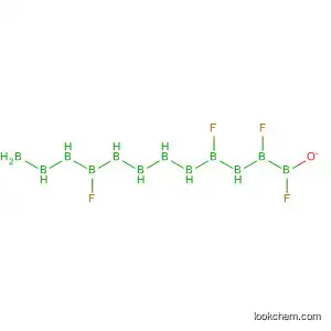 Molecular Structure of 143962-22-5 (Dodecaborate(2-), 1,2,4,9-tetrafluoro-3,5,6,7,8,10,11,12-octahydro-)