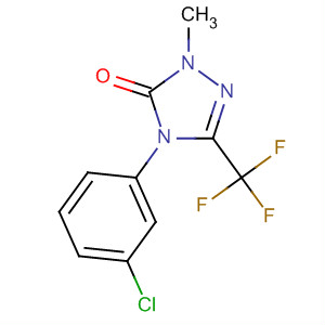 3H-1,2,4-Triazol-3-one, 4-(3-chlorophenyl)-2,4-dihydro-2-methyl-5-(trifluoromethyl)- CAS No  144047-00-7