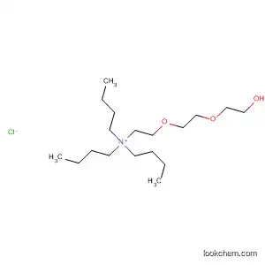 Molecular Structure of 144050-47-5 (1-Butanaminium, N,N-dibutyl-N-[2-[2-(2-hydroxyethoxy)ethoxy]ethyl]-,
chloride)