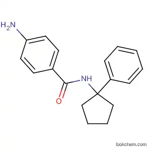 Molecular Structure of 144146-38-3 (Benzamide, 4-amino-N-(1-phenylcyclopentyl)-)