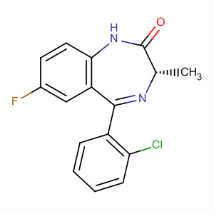 2H-1,4-Benzodiazepin-2-one, 5-(2-chlorophenyl)-7-fluoro-1,3-dihydro-3-methyl-, (S)- CAS No  144147-08-0