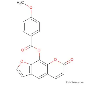Molecular Structure of 144217-78-7 (Benzoic acid, 4-methoxy-, 7-oxo-7H-furo[3,2-g][1]benzopyran-9-yl ester)