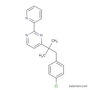 Pyrimidine, 4-[2-(4-chlorophenyl)-1,1-dimethylethyl]-2-(2-pyridinyl)-