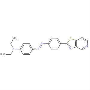 Molecular Structure of 144269-28-3 (Benzenamine, N,N-diethyl-4-[(4-thiazolo[4,5-c]pyridin-2-ylphenyl)azo]-)