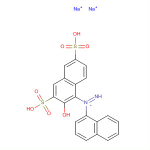 Molecular Structure of 144279-38-9 (2,7-Naphthalenedisulfonic acid, 3-hydroxy-4-(2-naphthalenylazo)-,
disodium salt)