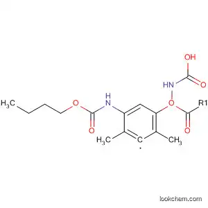 Molecular Structure of 144280-52-4 (Carbamic acid, [5-[(butoxycarbonyl)amino]-2-methylphenyl]-, methyl
ester)