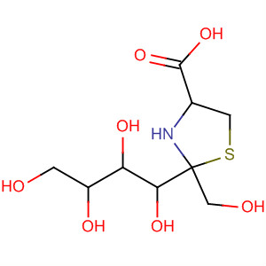4-Thiazolidinecarboxylic acid, 2-(hydroxymethyl)-2-(1,2,3,4-tetrahydroxybutyl)-