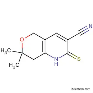 Molecular Structure of 144291-93-0 (7,7-Dimethyl-2-thioxo-1,5,7,8-tetrahydro-2H-pyrano[4,3-b]pyridine-3-carbonitrile)