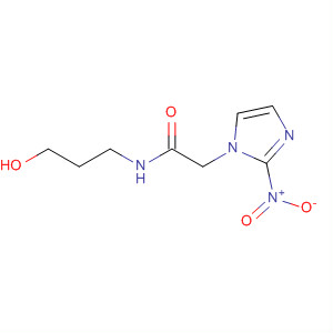 Molecular Structure of 144315-38-8 (1H-Imidazole-1-acetamide, N-(3-hydroxypropyl)-2-nitro-)