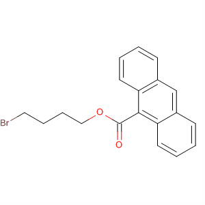Molecular Structure of 144449-72-9 (9-Anthracenecarboxylic acid, 4-bromobutyl ester)