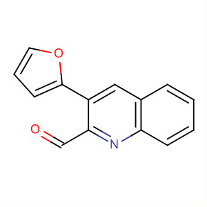 2-Quinolinecarboxaldehyde, 3-(2-furanyl)-
