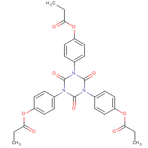 1,3,5-Triazine-2,4,6(1H,3H,5H)-trione, 1,3,5-tris[4-(1-oxopropoxy)phenyl]-