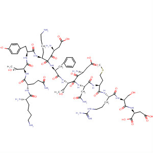 L-Aspartic acid, L-lysyl-L-glutaminyl-L-threonyl-L-tyrosyl-L-a-aspartyl-L-lysyl-L-phenylalanyl- L-a-aspartyl-L-threonyl-L-asparaginyl-L-methionyl-L-arginyl-L-seryl- CAS No  144548-39-0